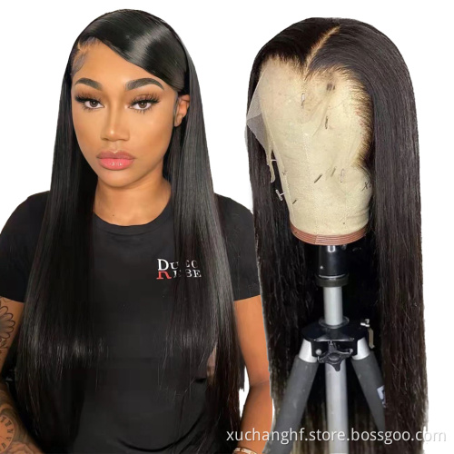 Cheap Wet And Wavy Transparent Lace Frontal Wig For Women Brazilian Virgin Human Hair Water Wave Hd Full Lace Front Wig Vendor